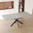 Helsel 62.4"-78.15" Extendable Dining Table with X-Legs-1000223900