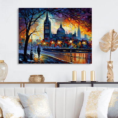 «City View in the Fall I», reproduction sur toile