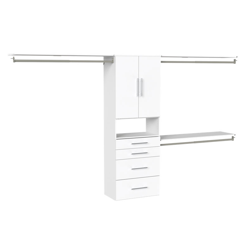 SuiteSymphony Hanging Tower Reach-Set Set with Drawers and Doors