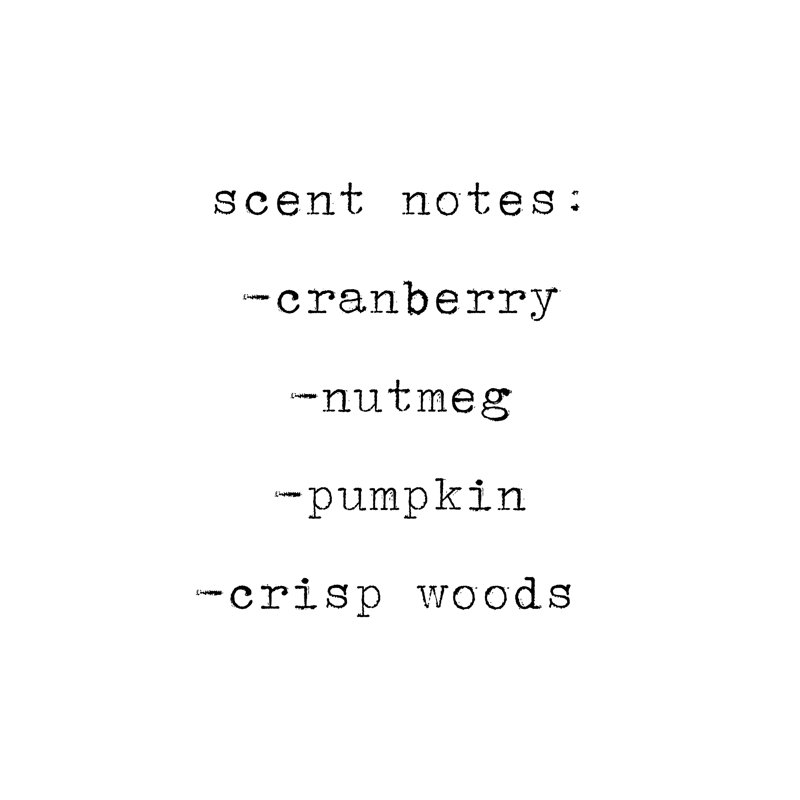 Autumn Leaves Scented Soy Candle