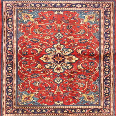 Tapis oriental rouge