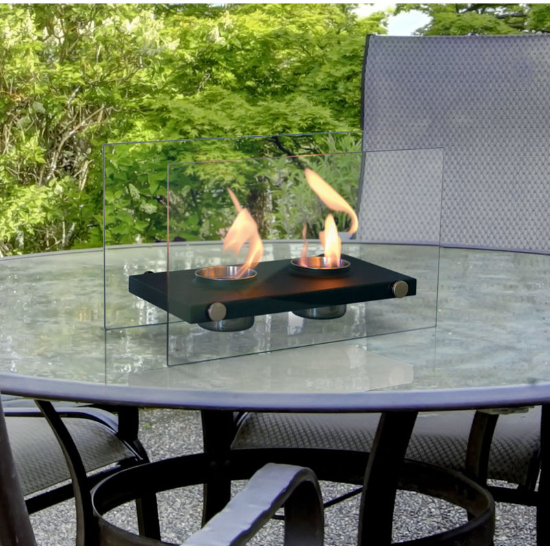 Metal Bio-Ethanol Outdoor Tabletop Fireplace