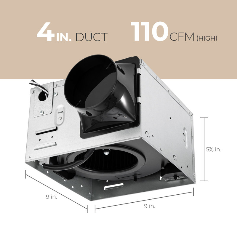 Ventilateur de salle de bain TurboFlow Square