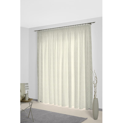 Abha Room Darkening Curtains Single Panel