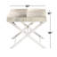 Tabouret de salon en acier inoxydable
