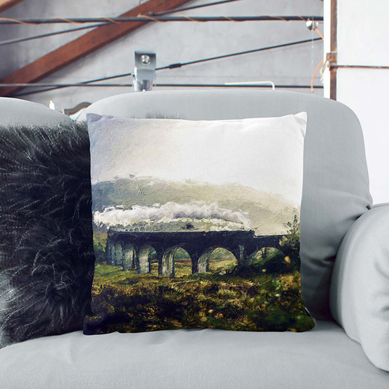Square Throw Cushion, 40cm H x 40cm W x 15cm D