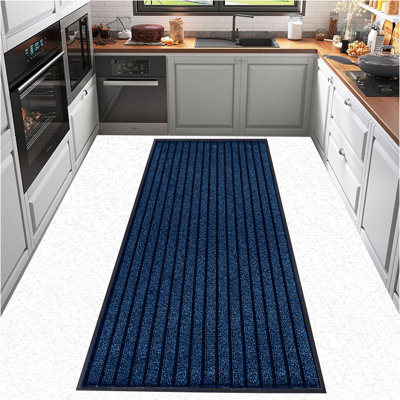 Kiyarah Non-Slip Striped Indoor / Outdoor Doormat