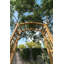 47'' W x 18'' D Solid Wood Arbour in Brown