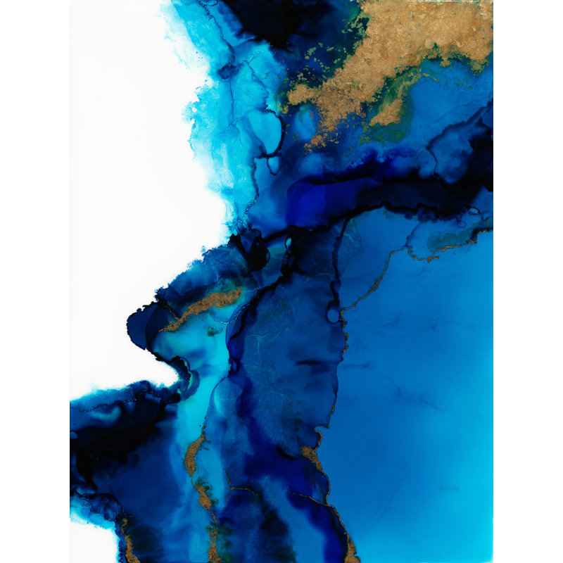 Allison Esley Handmade Glam Abstract Wall Decor on Resin