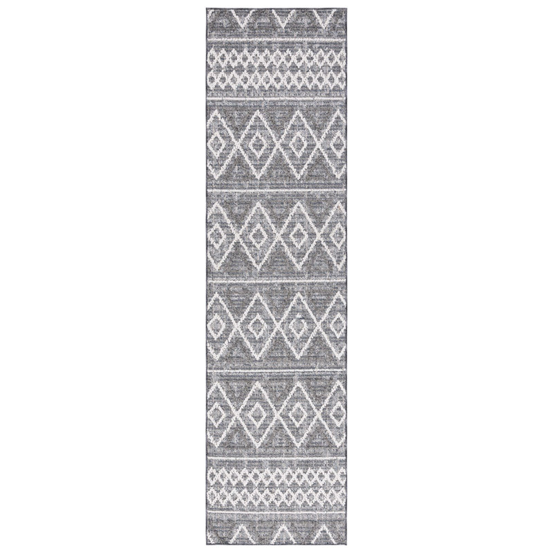 Enno 800 Performance Geometric Indoor/Outdoor Area Rug, Runner 2'2" x 8'
