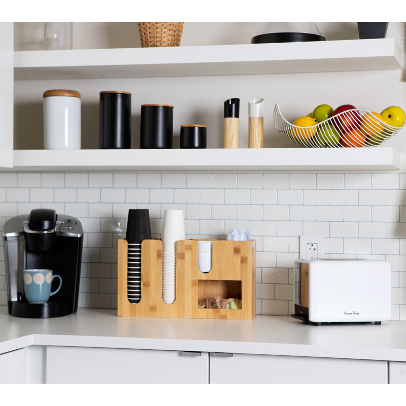 Mind Reader Bamboo Condiment Storage & Accessories