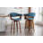 Keisha Swivel Fabric Mid-Century Stool-1274460724-1274460725