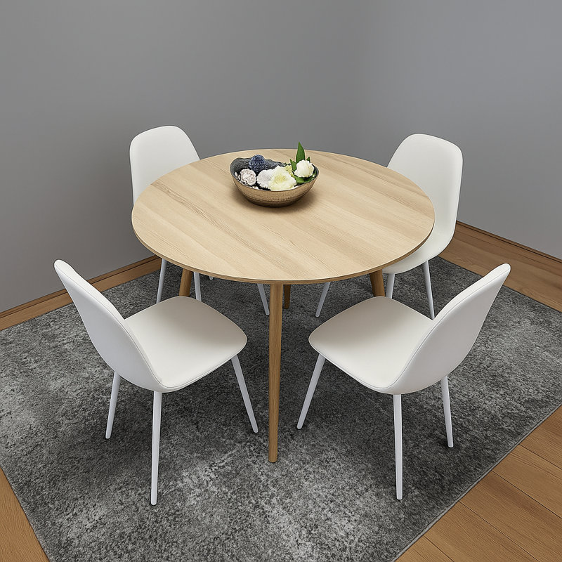 4 - Person Dining Set, White