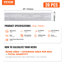 1.2mm Thick 91.4cm W x 15.2cm L Vinyl