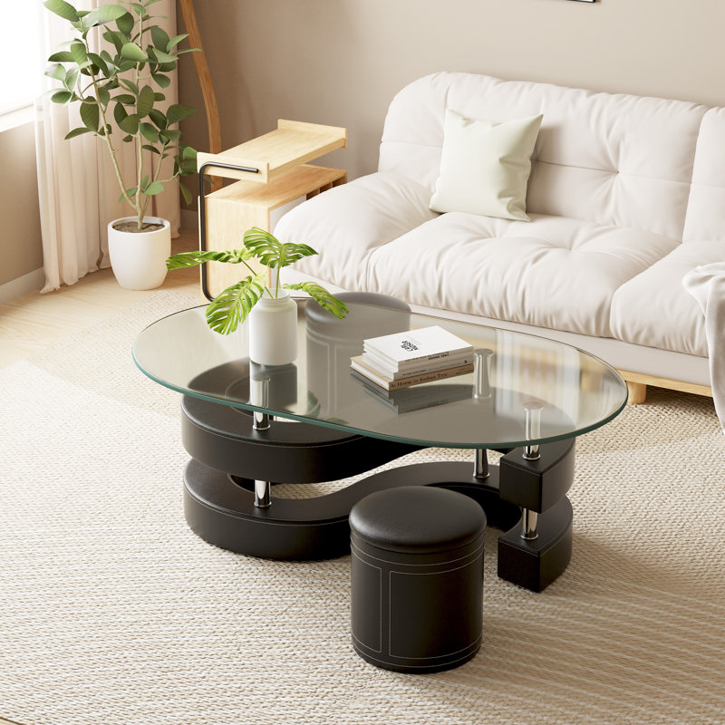 Shadarev Coffee Table, Black