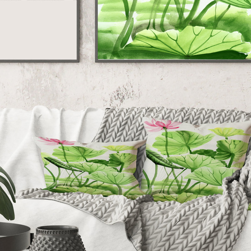 Floral Throw Pillow