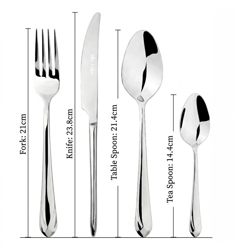 Ebern Designs Natka 16 Piece Stainless Steel Cutlery Set , Service for 4