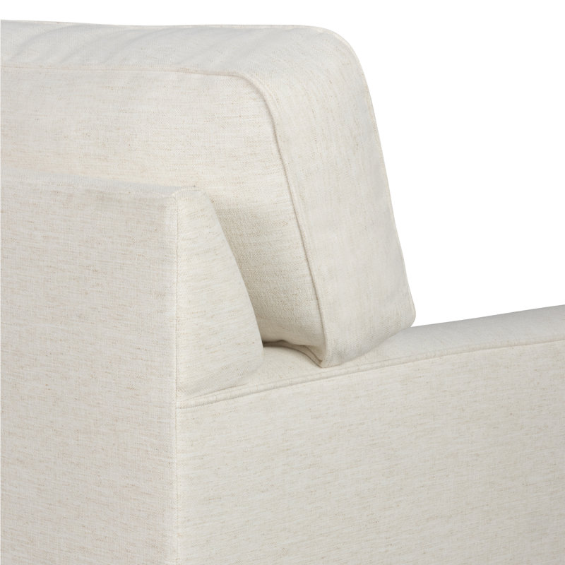 Canapé-lit Taylor, Chenille Crypton® neige Nomad