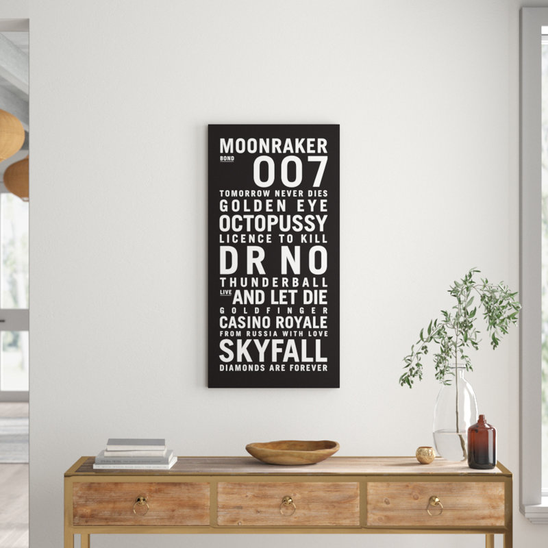 Tram Scrolls - Wrapped Canvas Print, 102cm H x 51cm W x 3.8cm D