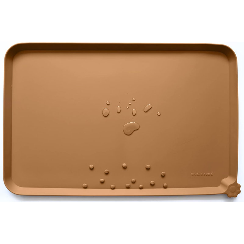 Mangeoire surélevée antidérapante, 19", Caramel écossais