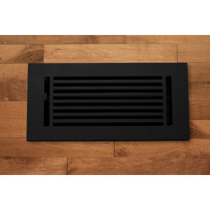 linear metal floor/wall surface mount register
