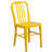 Scotia 24'' Round Metal Indoor-Outdoor Table Set with 4 Vertical Slat Back Chairs-82096510