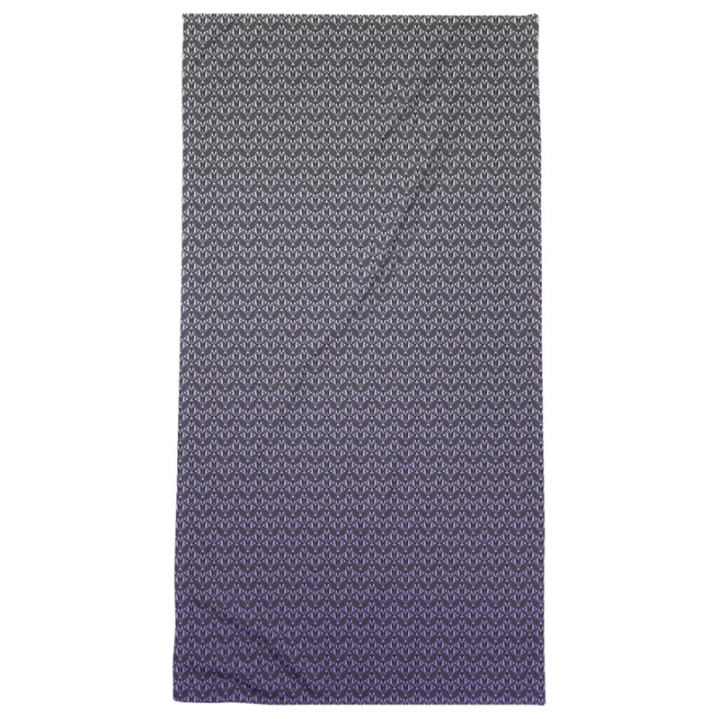 Katelyn Elizabeth Cotton Blend Beach Towel, Purple Ombre