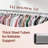 Maxine Metal Adjustable Rolling Clothing Rack