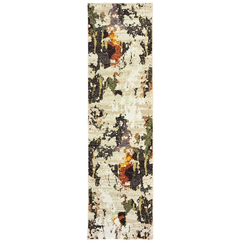 Knox Abstract Indoor Rug, Runner 2'6" x 12'