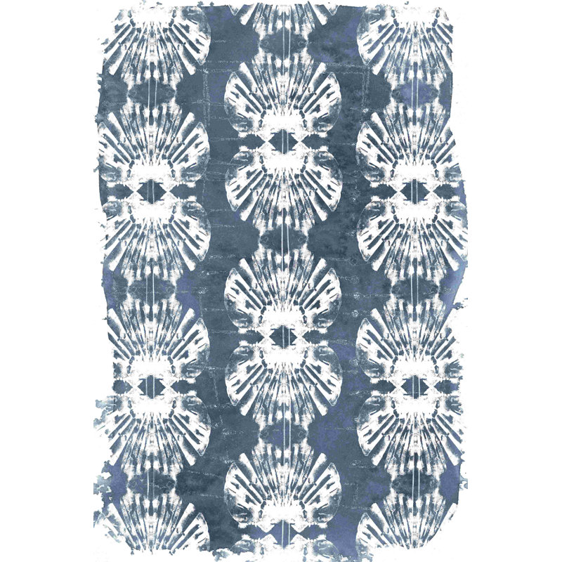 Motif de Batik Shell III, H 18 po x l 12 po