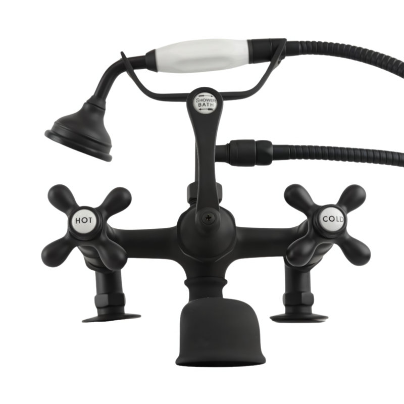 Robinet de baignoire à fixation sur comptoir British Téléphone (P0341) par Strom Living, Unlacquered Oil Rubbed Bronze