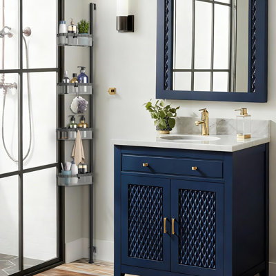 Étagère de rangement de salle de bain 4 niveaux