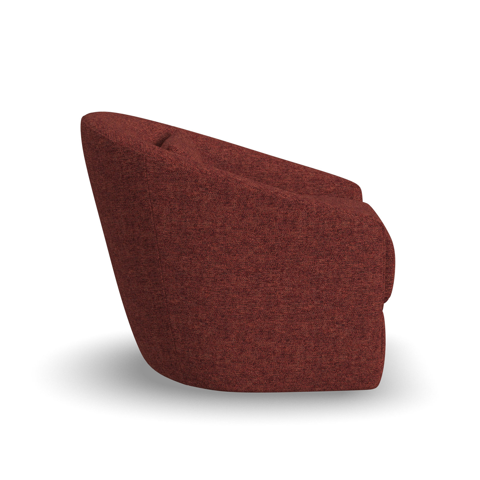 Herma Swivel Accent Chair, Red