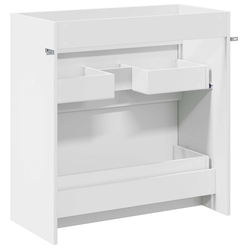 78.5cm Bathroom Vanity Base Only, White