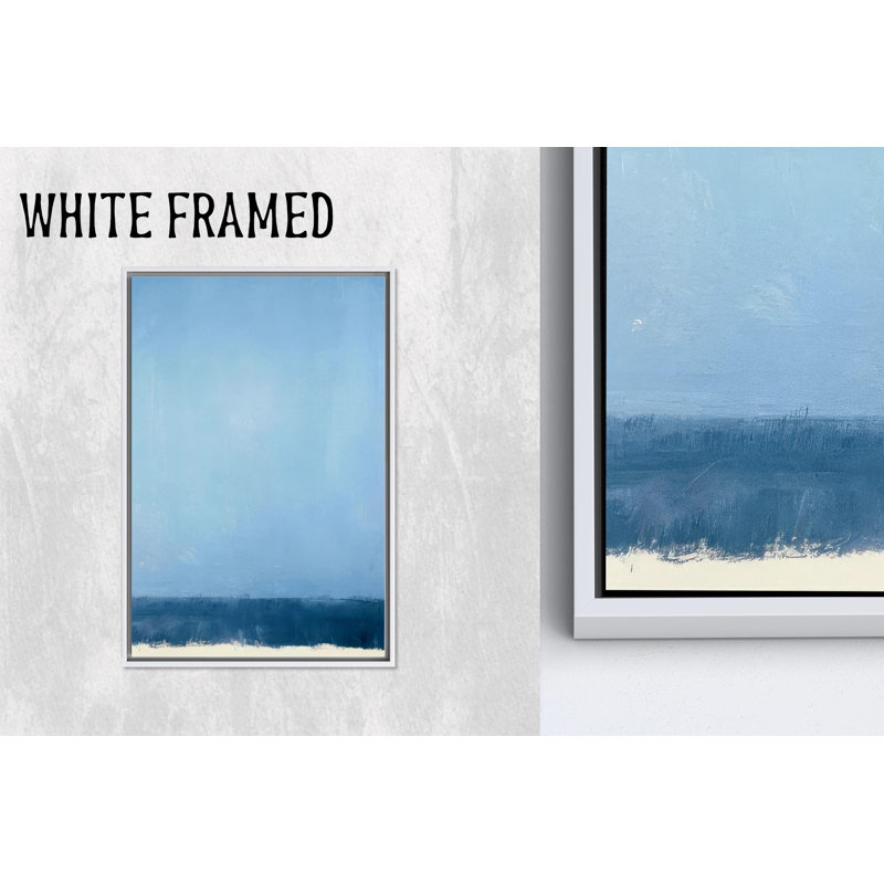 Art moderne sur toile de cuisine: impression abstraite bleue pour un décor élégant, 1P, 102,4 po H x 47,3 po l