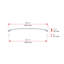Metal 12 5/8" Centre to Centre Arch Pull-47360669