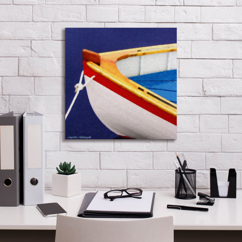 «Nautical Closeups 14» par Carlos Casamayor, art mural sur toile, H 18 po x l 18 po x P 0,75 po