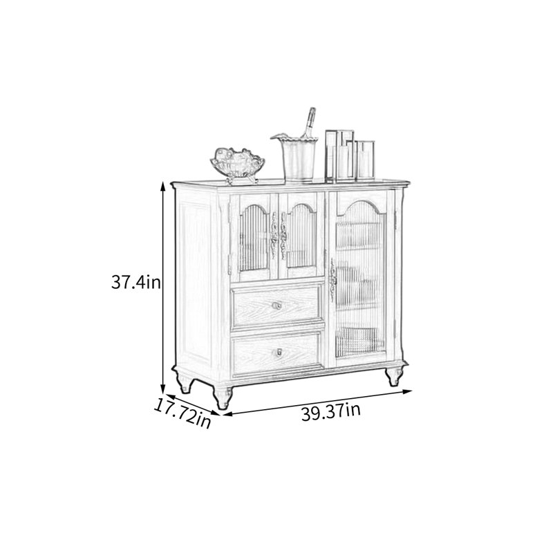 Nikiki 39.37'' Sideboard