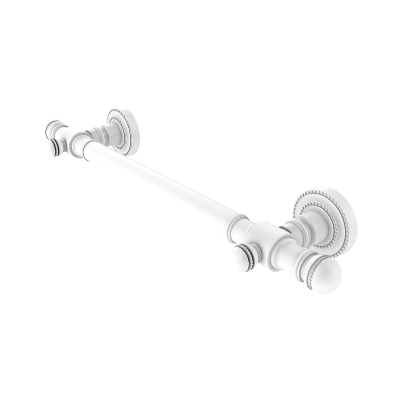 Barre d'appui lisse Marchmont, 32 po, Blanc mat