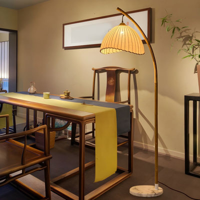 Tomecka 63'' Arched Floor Lamp