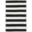 Tapis intérieur / extérieur noir tissé à plat Caruso-1828394636