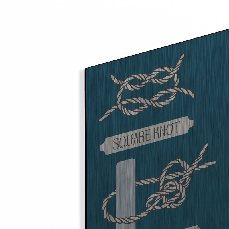 «Nautical Knots», art mural en métal, H 36 po x l 36 po