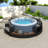 Ensemble de canapé en rotin de spa avec cadre de spa et espaces de rangement, coussins lavables Spa-470737547