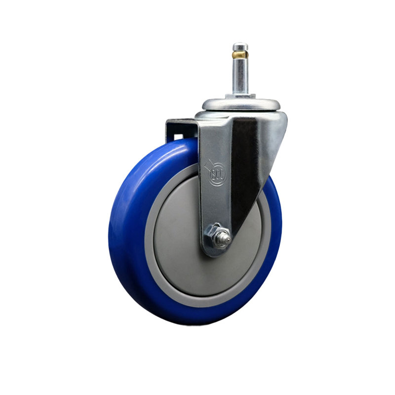 Roulettes à tige Grip Ring, Bleu