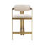 Donato Upholstered Stool with Metal Frame-72767080
