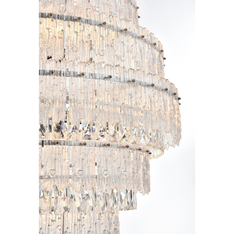 Lustre 36 pouces Emilia, Chrome chrome