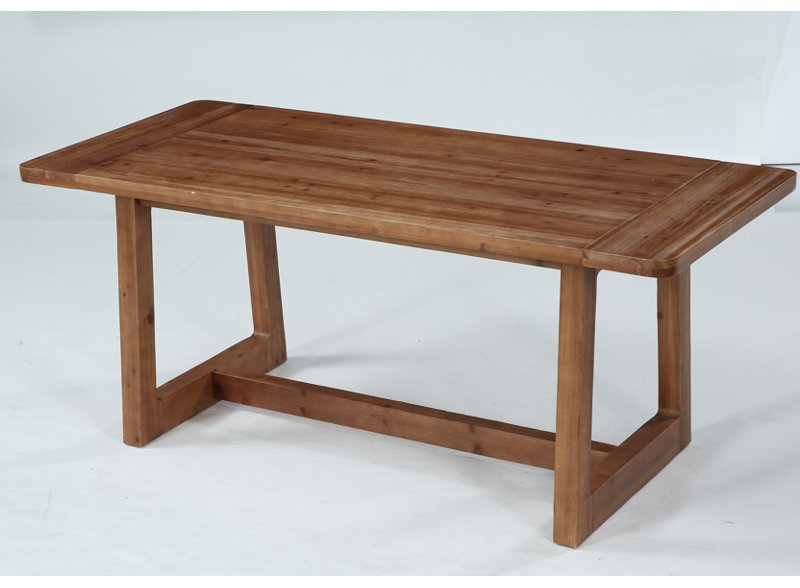 Bureau de bureau en bois massif de 180 cm (71 po), grande table d'écriture pour ordinateur