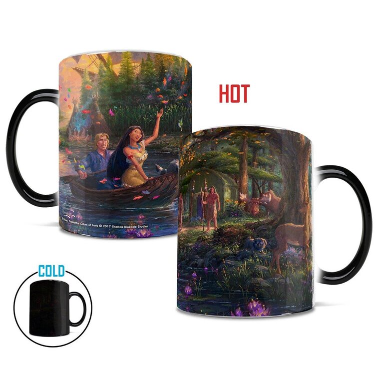 Morphing Mugs Disney Pocahontas Thomas Kinkade Heat Sensitive Morphing Mugs  Heat-Changing Drinkware - 11oz