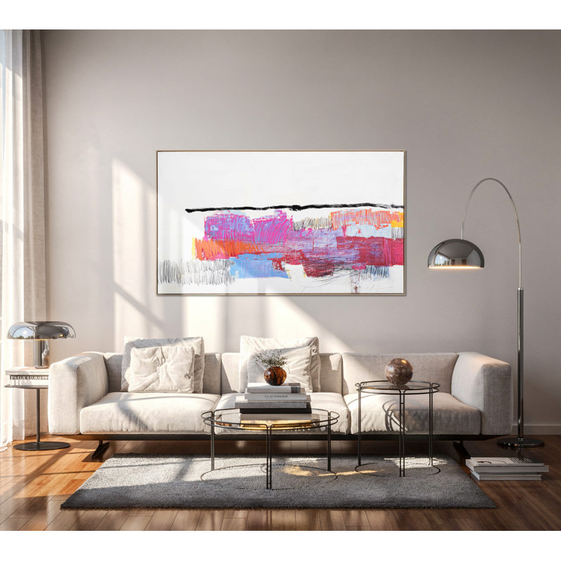 "Foreverglades" par Robert Robinson - peinture sur toile avec cadre flottant