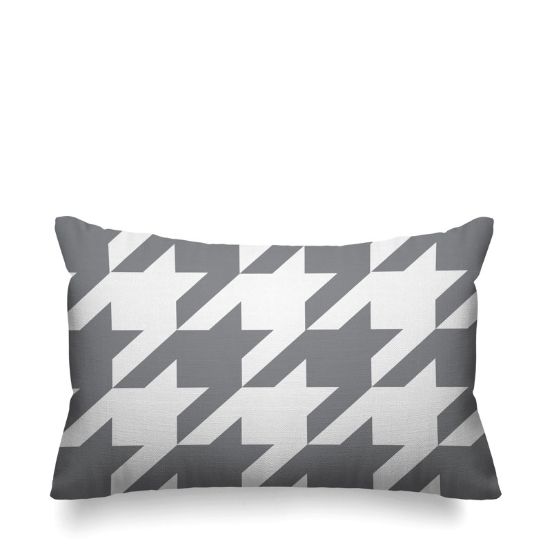 Housse et insert de coussin rectangulaire Eloise, gris